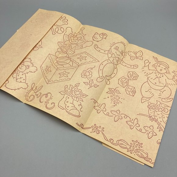 Vintage Nursery Transfer Patterns, MCM Workbasket Iron On Transfers, 1960s Sweet - Picture 1 of 1